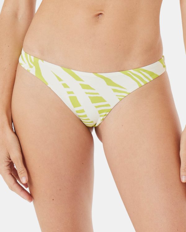 Bikini Bottoms | Women Roxy Bali Breaks Hipster Cheeky Bikini Bottom Kiwi