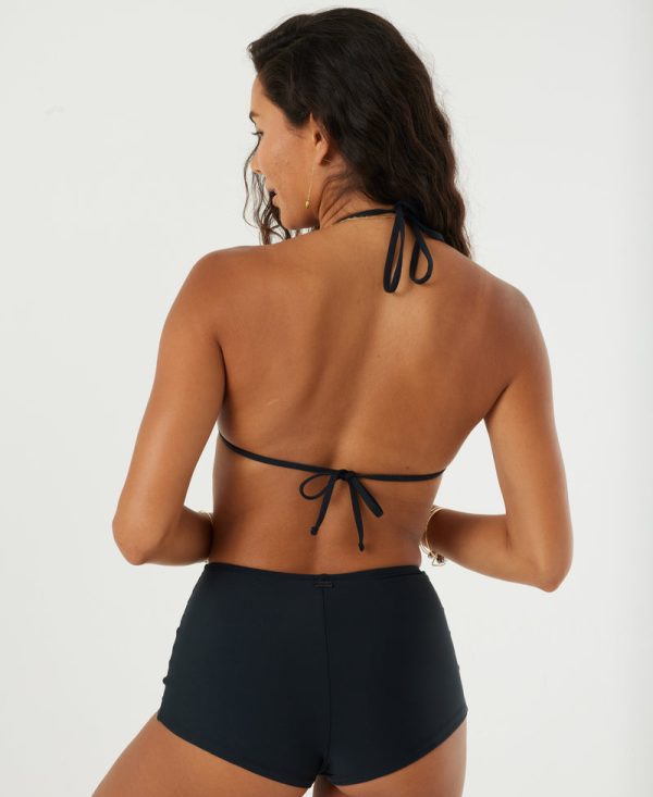 Bikini Bottoms | Women Roxy Sd Beach Classics Shortie Bikini Bottom Anthracite - Image 4