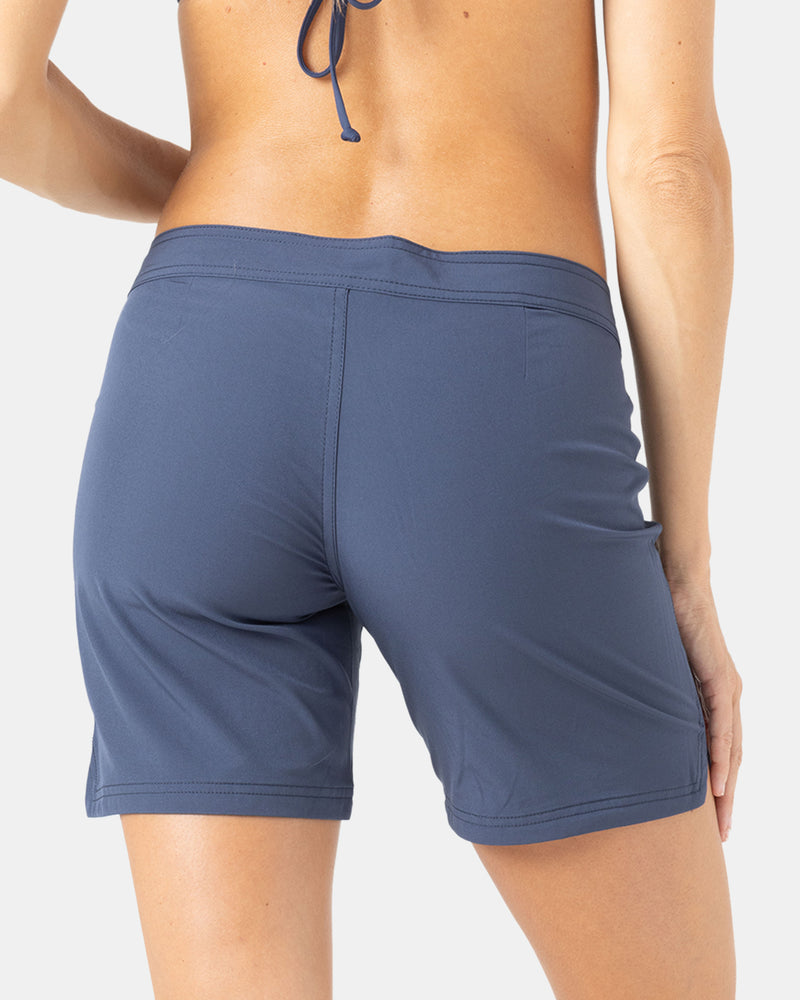 Bikini Bottoms | Women Roxy To Dye 7" Boardshort Mood Indigo - Image 2