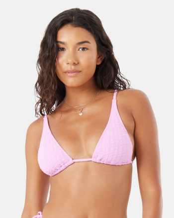 Bikini Tops | Women Roxy Haliewa Built Up Triangle Bikini Top Lilac