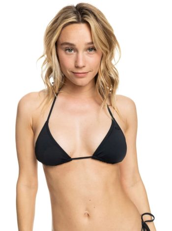 Bikini Tops | Women Roxy Sd Beach Classics Mod Tiki Triangle Bikini Top Anthracite