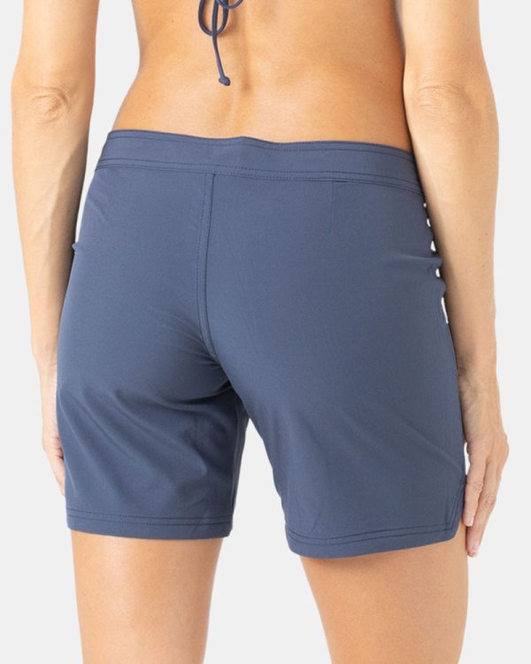 Boardshorts | Women Roxy To Dye 7" Boardshort Mood Indigo - Image 5
