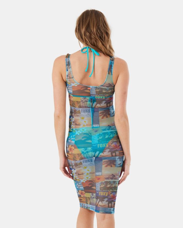 Cover Ups | Women Roxy Ripper Mesh Cover Up Dress Multi Graphic - Image 2