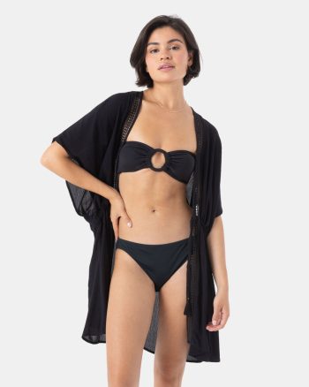 Cover Ups | Women Roxy Sun Kissed Kimono Cover Up Anthracite