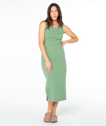 Dresses | Women Roxy City Lights Midi Dress Loden Green Solid