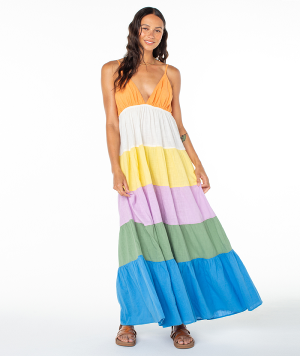 Dresses | Women Roxy Honolulu Glow Maxi Dress Multi Color Solid - Image 2