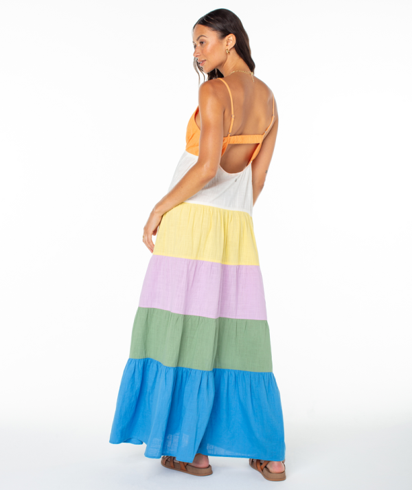 Dresses | Women Roxy Honolulu Glow Maxi Dress Multi Color Solid - Image 3