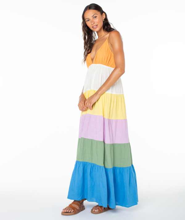 Dresses | Women Roxy Honolulu Glow Maxi Dress Multi Color Solid - Image 6