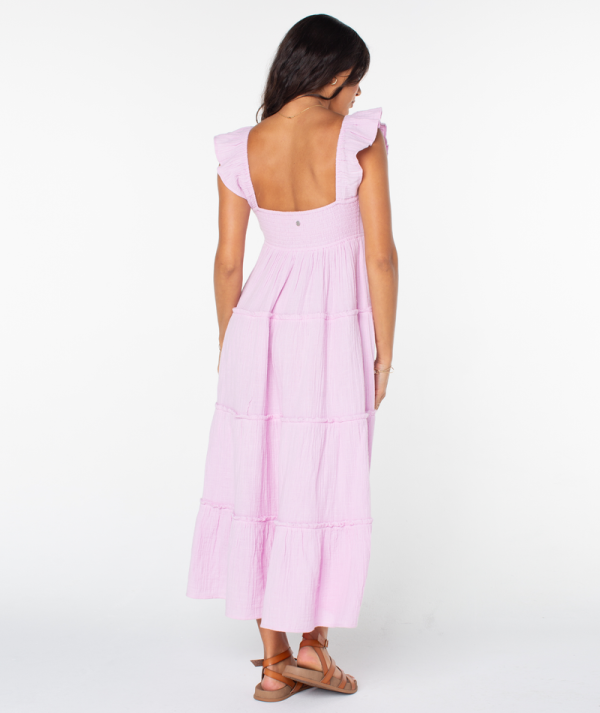 Dresses | Women Roxy Palmy Days Midi Dress Orchid Bouquet Solid - Image 2