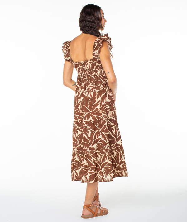 Dresses | Women Roxy Palmy Days Midi Dress Parchment Palm - Image 2