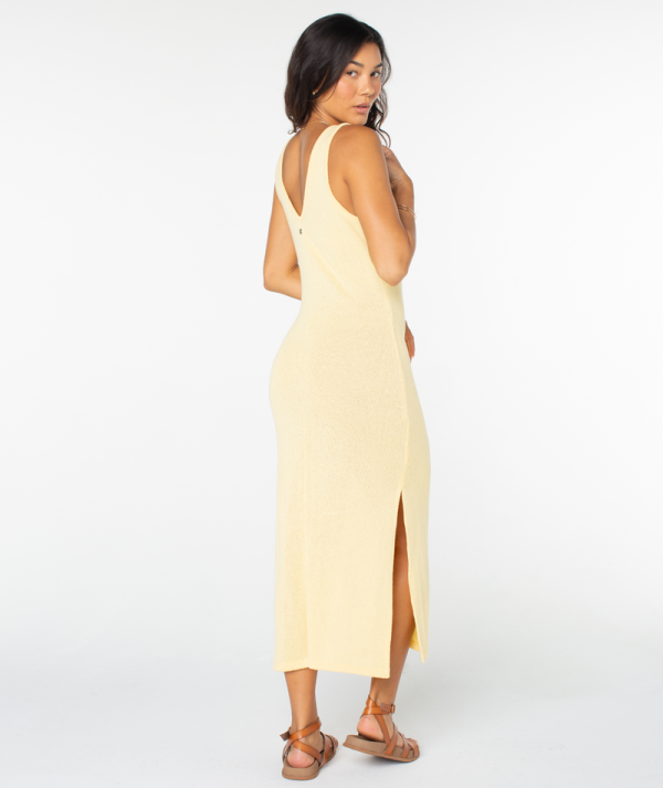 Dresses | Women Roxy Slow Isle Midi Sweater Dress Snapdragon Solid - Image 3