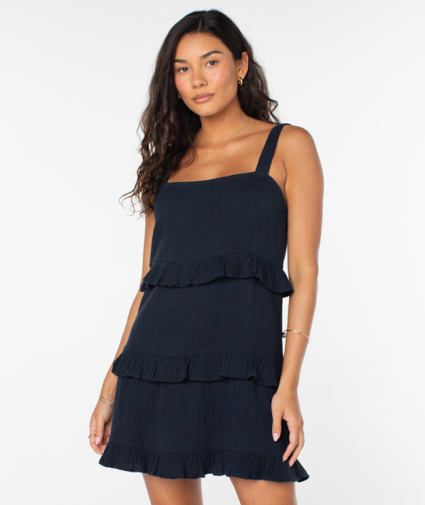 Dresses | Women Roxy Soft Sand Mini Dress Anthracite Solid - Image 2