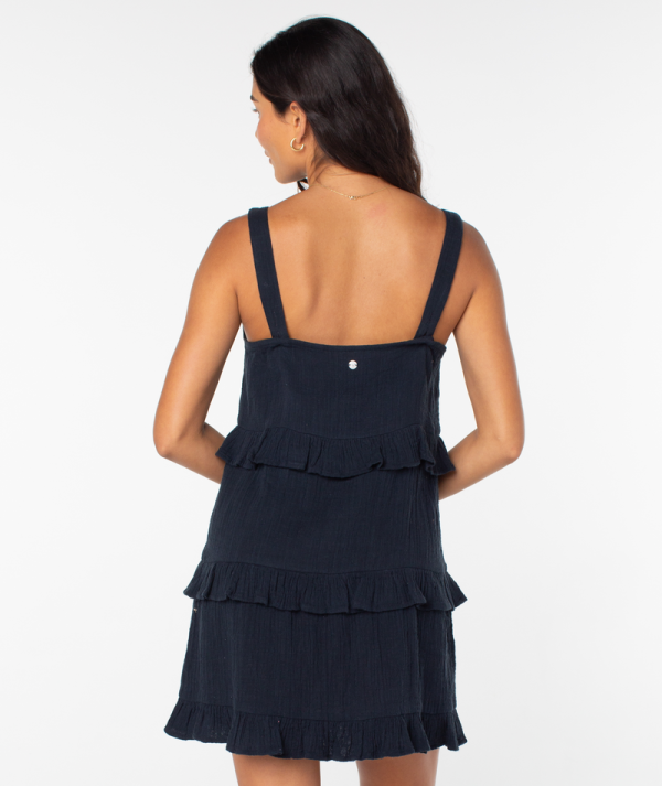 Dresses | Women Roxy Soft Sand Mini Dress Anthracite Solid - Image 3
