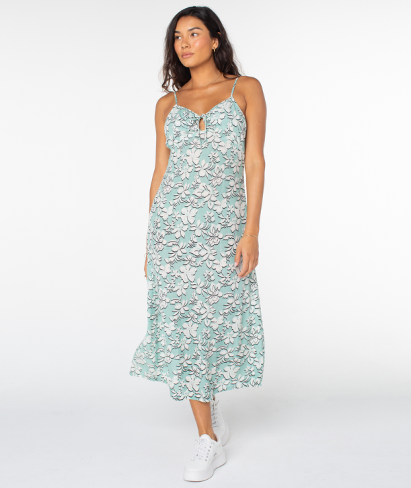 Dresses | Women Roxy Starry Eyes Midi Dress Aquifer Penda Floral