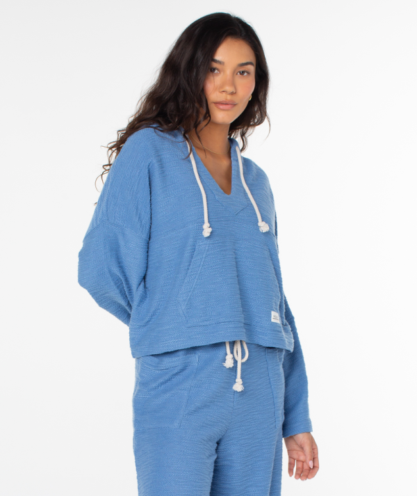 Hoodies & Jackets | Women Roxy Rich Coast Poncho Riviera Solid - Image 4