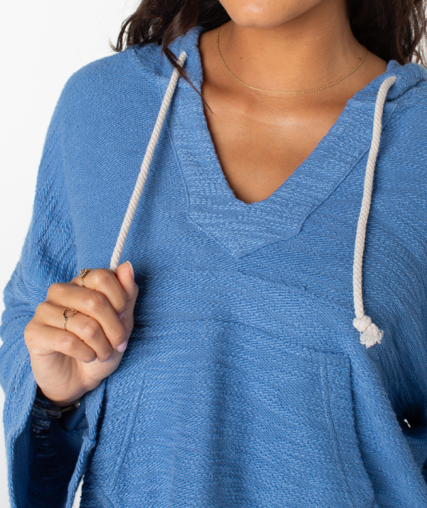 Hoodies & Jackets | Women Roxy Rich Coast Poncho Riviera Solid - Image 5