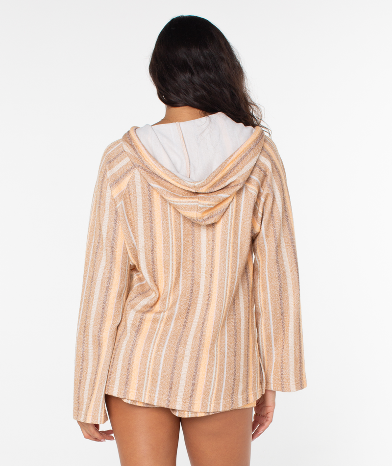 Hoodies & Jackets | Women Roxy Wild And Free Hoodie Chipmunk Saltwater Stripe - Image 2