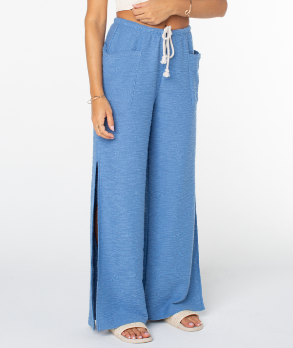 Pants | Women Roxy Beach Breeze Pant Riviera Solid - Image 5
