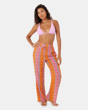 Pants | Women Roxy Beachside Cover Up Pant Multi Pattern