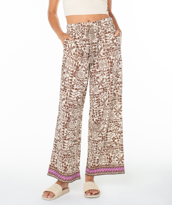 Pants | Women Roxy Hana Pant Tiramisu Parchment Tiki - Image 3