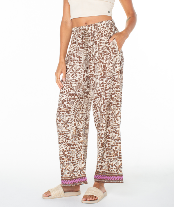 Pants | Women Roxy Hana Pant Tiramisu Parchment Tiki - Image 4