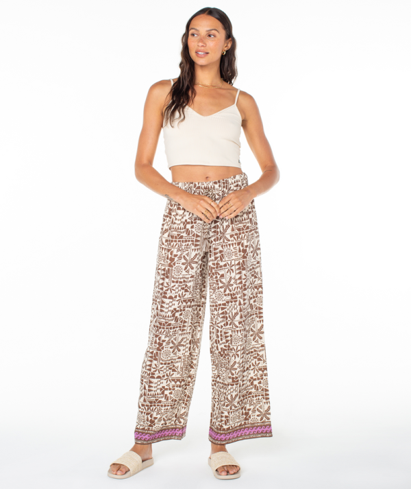 Pants | Women Roxy Hana Pant Tiramisu Parchment Tiki - Image 6
