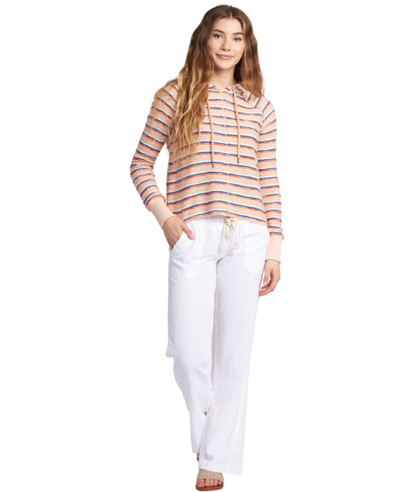 Pants | Women Roxy Oceanside Pant Sea Salt Solid - Image 6