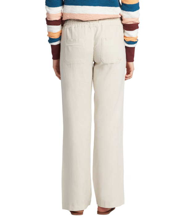 Pants | Women Roxy Oceanside Pant Stone Solid - Image 3
