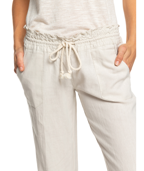 Pants | Women Roxy Oceanside Pant Stone Solid - Image 6