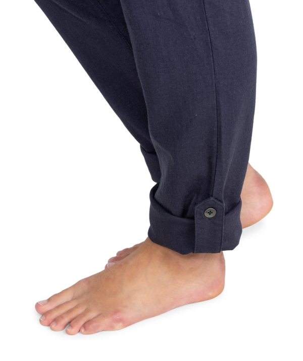 Pants | Women Roxy On The Seashore Pant Mood Indigo Solid - Image 4