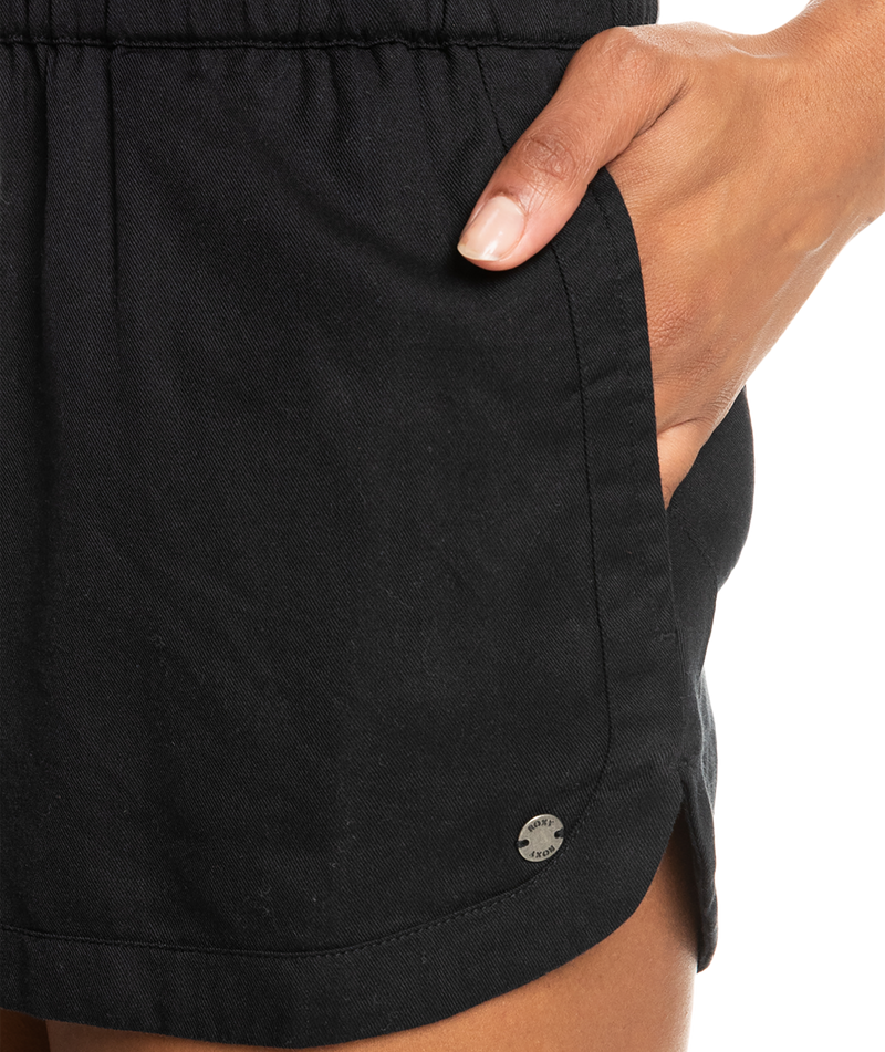Shorts | Women Roxy New Impossible Love Short Anthracite Solid - Image 3