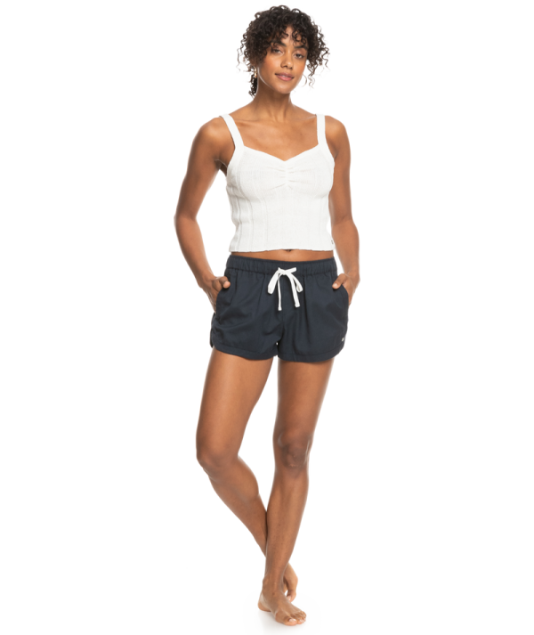 Shorts | Women Roxy New Impossible Love Short Mood Indigo Solid - Image 3