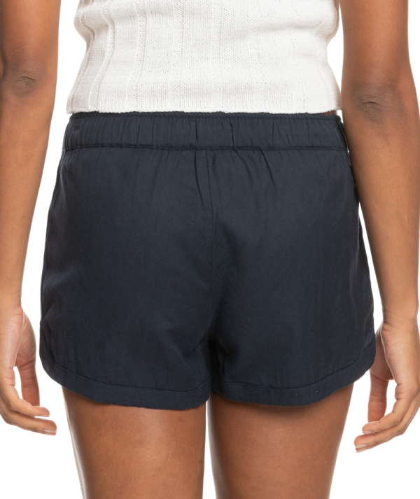 Shorts | Women Roxy New Impossible Love Short Mood Indigo Solid - Image 4