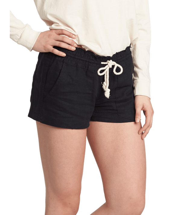 Shorts | Women Roxy Oceanside Short Anthracite Solid - Image 3