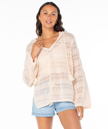 Sweaters | Women Roxy Hippie Love Solid Sweater Pink Champagne Solid