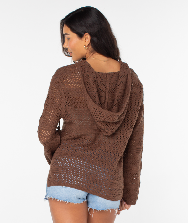 Sweaters | Women Roxy Hippie Love Solid Sweater Tiramisu Solid - Image 2