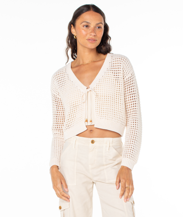 Sweaters | Women Roxy Ivy Cardigan Sweater Parchment Marl