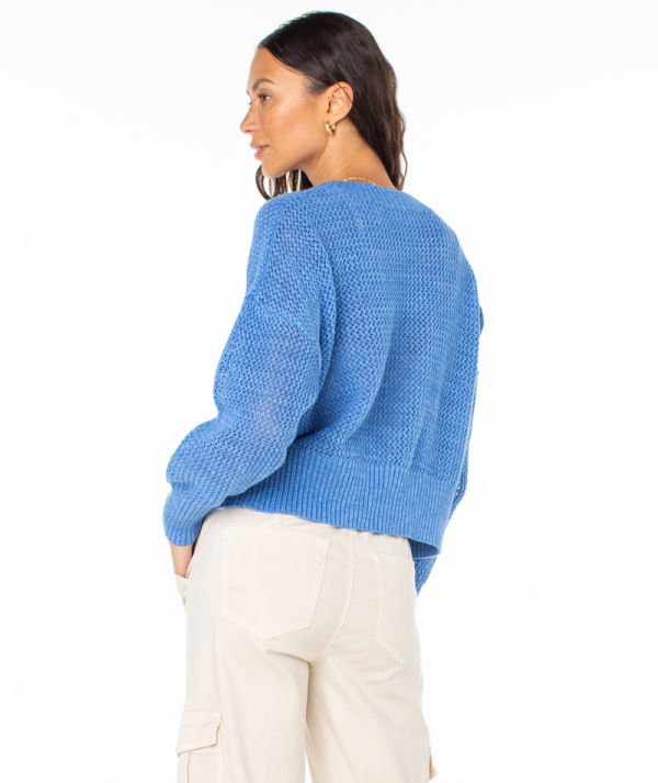 Sweaters | Women Roxy Leia Sweater Riviera Hibiscus Stitch - Image 5