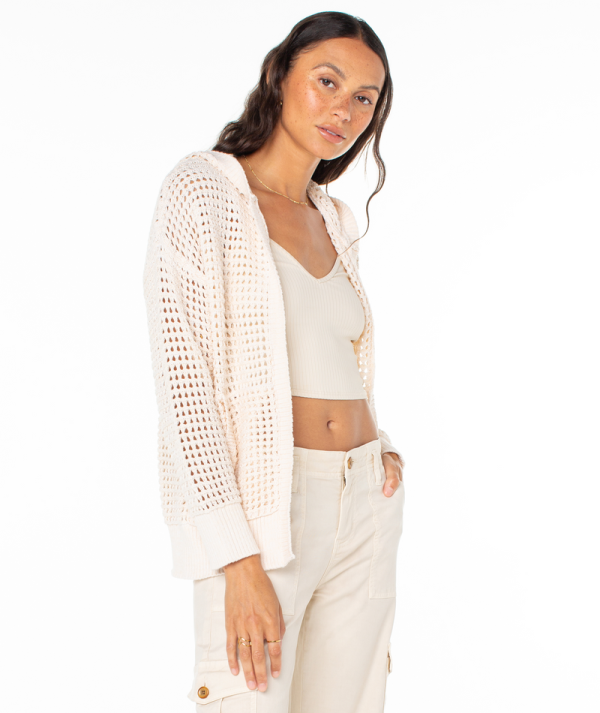 Sweaters | Women Roxy Thea Sweater Parchment Pink Champagne Marl - Image 6