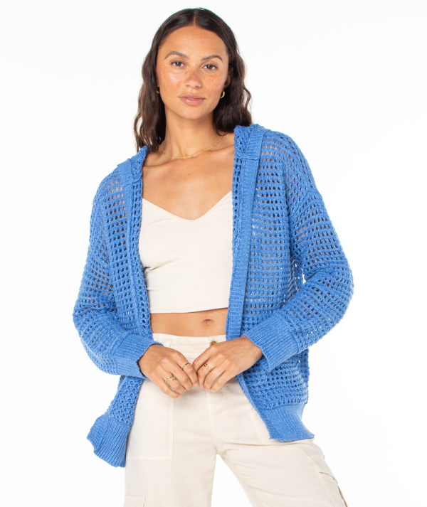 Sweaters | Women Roxy Thea Sweater Riviera Azure Blue Marl