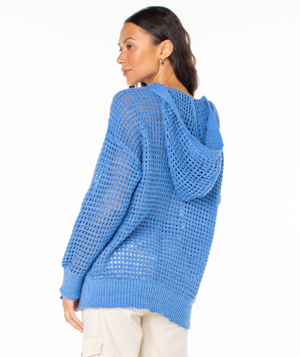 Sweaters | Women Roxy Thea Sweater Riviera Azure Blue Marl - Image 2