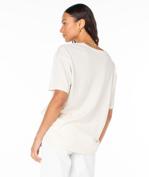 T-Shirts | Women Roxy Paraiso Tee Pink Champagne Paraiso - Image 5