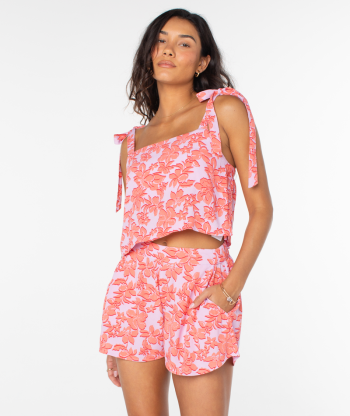 Tank Tops | Women Roxy Sunny Adelaide Top Orchid Bouquet Penida