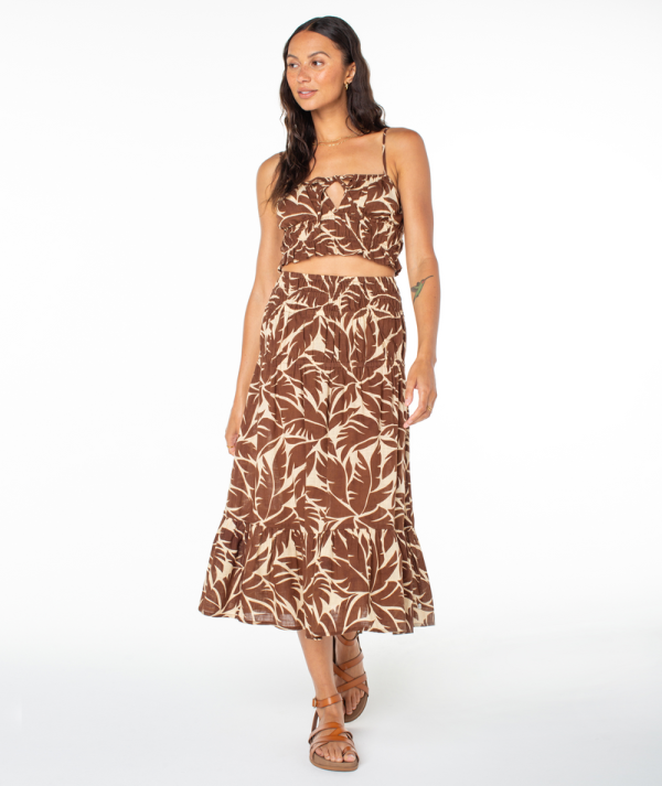 Tank Tops | Women Roxy Sunset Mist Ii Top Parchment Palm - Image 6