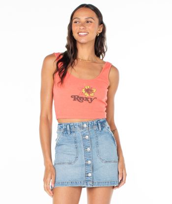 Tank Tops | Women Roxy Valmos Alt Dive In Tank Sugar Coral Vamos Alt